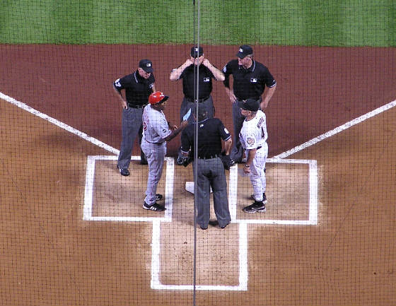 Exchanging the Line Ups-Minute Maid,Houston,Texas