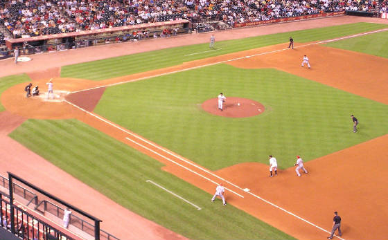 Runner on first - Minute Maid Park, Houston, Tx