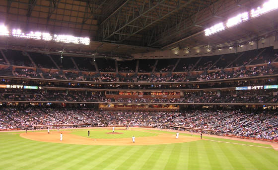 Looking towards home Plate - Houston